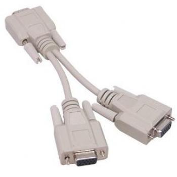 Good Connections S-VGA Y-Kabel 2-fach Buchse, 0,2m