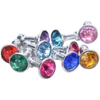 Bling Earphone Jack Dust Stopper (10/20/30pcs)