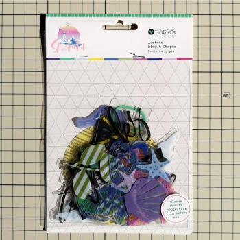 CRZCrafter Scrapbooking Acetat-Dekorationen