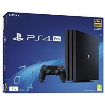 Sony Playstation 4 Pro Black 1TB with Dual Shock 4 Controller