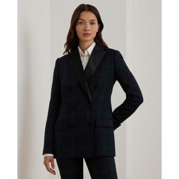 Blazer de cuadros para mujer de Lauren Ralph Lauren