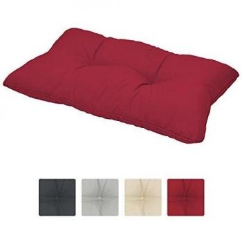Cuscino Lounge XLuna per Sedia da Esterno, Rosso, 60x40x12 cm