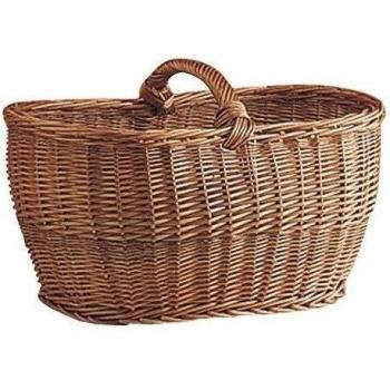 Panier crocane en osier naturel