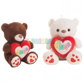 Ours en Peluche Cuadri Love 65 cm tendre