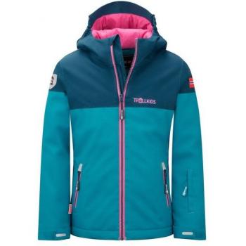 Trollkids Hallingdal 92 CM Boys & Girls Jacket – Dark Turquoise