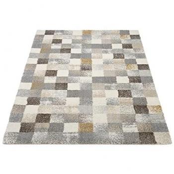 OCI DIE TEPPICHMARKE Teppich »NEW VILLA SQUARES«, rechteckig, 20 mm Höhe, melierte feine Karos