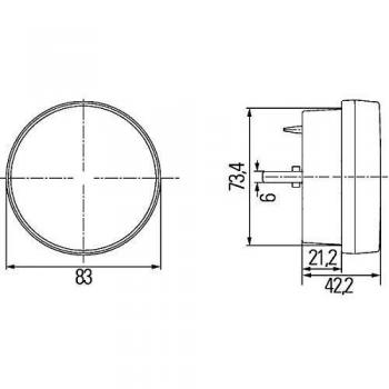 HELLA 2BE 980 691-101 Luce di posizione LED