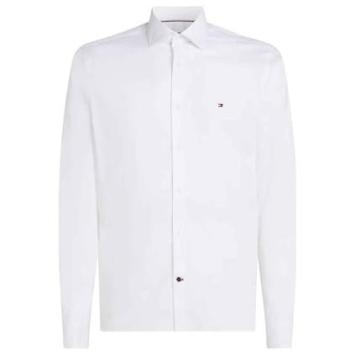 Tommy Hilfiger Camicia Uomo Bianco Slim Fit MW0MW38347 – Flex PPLN‑YCF