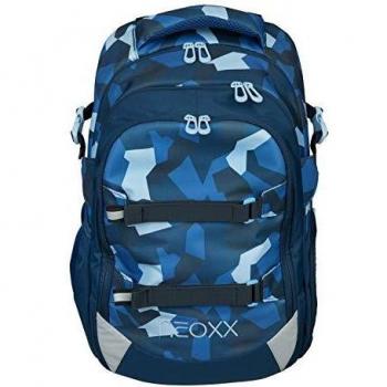 Neoxx Schulrucksack »Active, Camo Nation«, reflektierende Details, aus recycelten PET-Flaschen