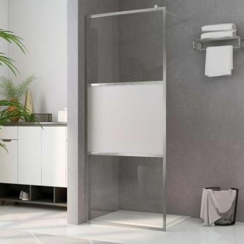 Mampara de ducha Prolenta Premium con vidrio medio ESG y accesibilidad