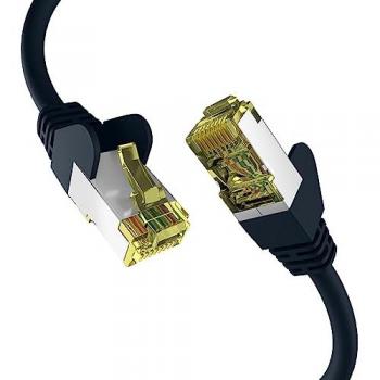 EFB-ELEKTRONIK Cat.6a S/FTP Patch Cable, 0.25m, Black