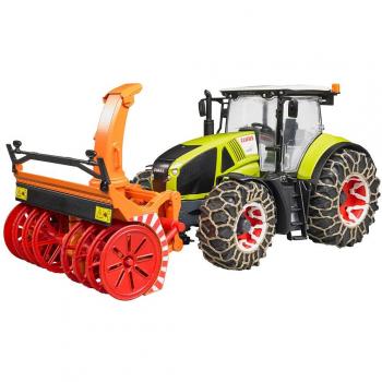 Bruder 03017 Claas Axion 950 und Schneeketten und -fräse