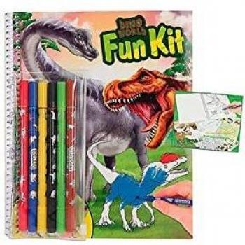 Dino World Fun Colouring Kit