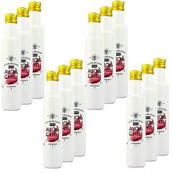Huile Olive Bio Ail-Chili 250 ml – Lot 12x