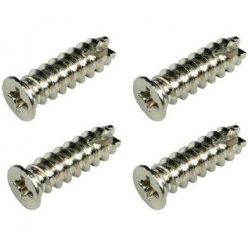 4-Pack 16mm Silver Fan Screws for Ventilation