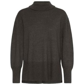 Steffi Rollkragenpullover für Damen von Pulz Jeans in Braun