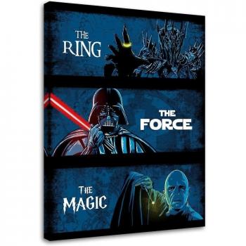 Blue 40x60 Star Wars Collage Canvas Print
