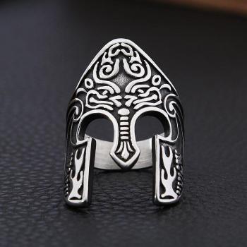 Joyería Vikinga: Anillo de Casco y Runa