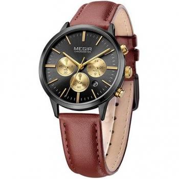 MEGIR Girls' Luxury Chronograph Watch