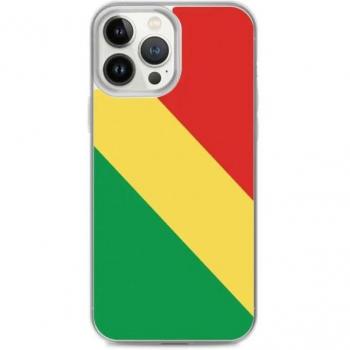 Congo National Flag Protection Case for iPhone 13 Pro Max