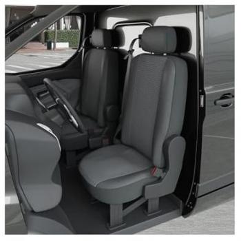 Housse de Siège Auto Sur-Mesure pour Bipper, Nemo & Fiorino – 2 Places + Tablette