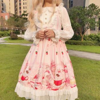 Vestido Gothic Lolita Miau Helado