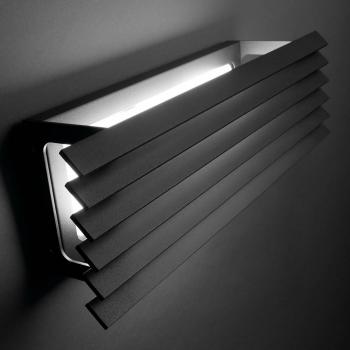 Lamellen‑LED-Wandlampe Bover Lineana H – Außenuse