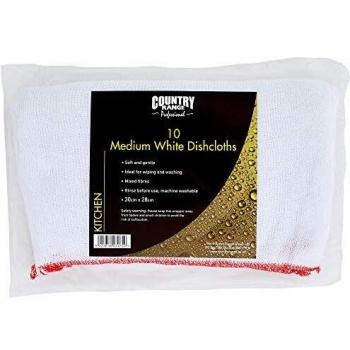 MidRange Bleached Dishcloth Bundle – 30×28 cm, 50pcs