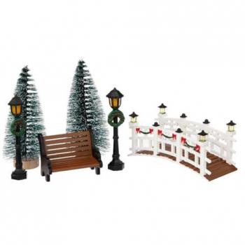 Decorazioni per villaggio di Natale x6