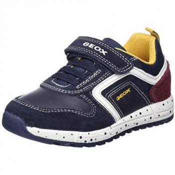 Sapatos Kids GeoX Azul Naval com Detalhe Bordeaux