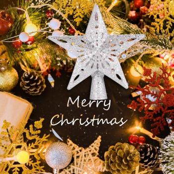 Iron Pointed Star Christmas Decoration