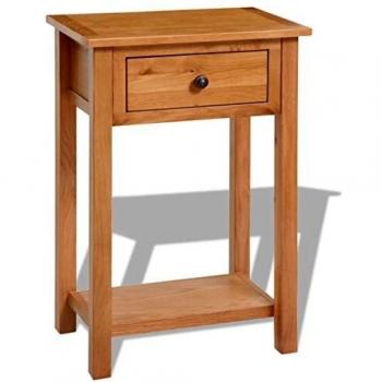 Sonata Console Table 50x32x75 cm Solid Oak Wood