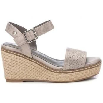 Mujer XTI 144116 PLOMO – Sandalia de Plata con Hebilla