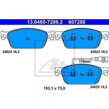 ATE 13.0460-7286.2 Kit pastiglie freni
