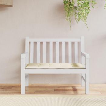 Cojín Decorativo VidaXL Banco Jardín Crema 100×50×3 cm en Oxford