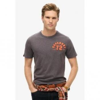 Superdry Graphite Black Vintage Athletic Short Sleeve T-Shirt