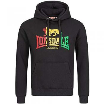 Capucha Lonsdale Sounds Hombre Negro