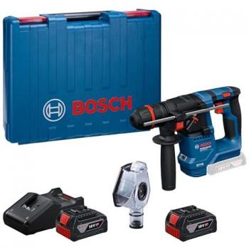 Bosch 18V GBH 18X Cordless Hammer Drill with 5Ah Li‑Ion Charger Case (Dual)