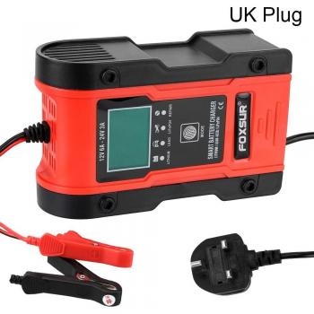 Cargador Inteligente 12‑24 V 6 A para Batería Plomo Ácido + Desulfación
