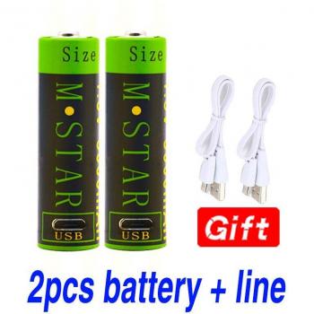 Batterie AA 3000mAh avec port USB
