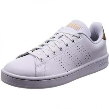 Adidas Advantage, Baskets de Fitness Femme, Blanc, 36 1/3 EU