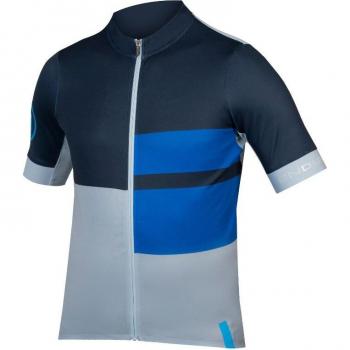 Maglia Endura FS260 Print manica corta blu inchiostro grigio