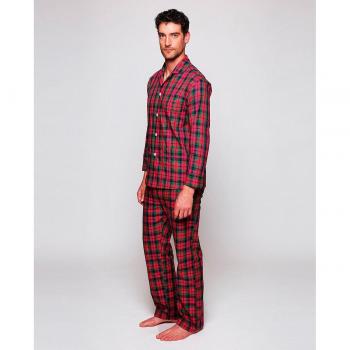 Pijama de hombre Mirto largo de cuadros