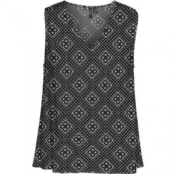 Haut sans manches Femme VERO MODA Noir/Blanc