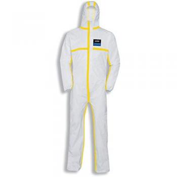 UVEX Safety Work Jacket Disposable – Chemische Schutzkleidung, weiß, XXL