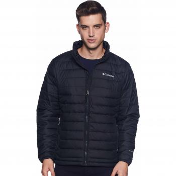 Columbia Herren Steppjacke Powder Lite, Schwarz, M