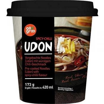 Allgroo Udon Cup-Nudeln Chili – 173 g