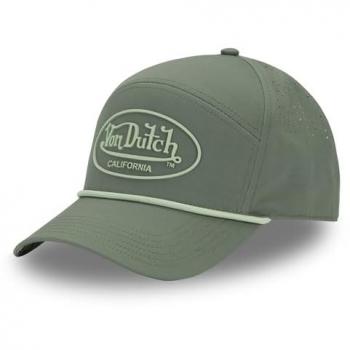 Casquette Vondutch 6 Panels Visier Rond Vert