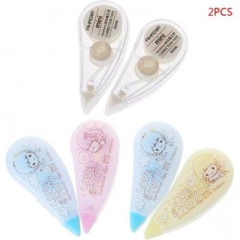 2 rouleaux de bande de correction Kawaii pour bureau