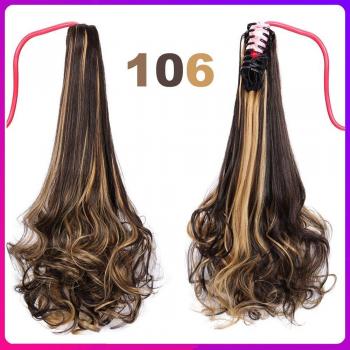 Cheveux Synthétiques Roux et Brun